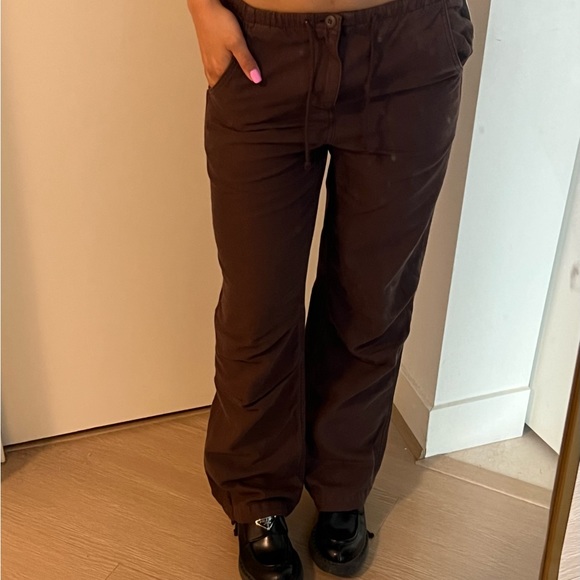 Aritzia brown cache cargo pants - Picture 2 of 2